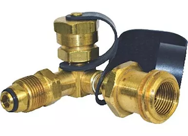 Enerco F173753 90 Degree Stay Flow Adapter Clamshell