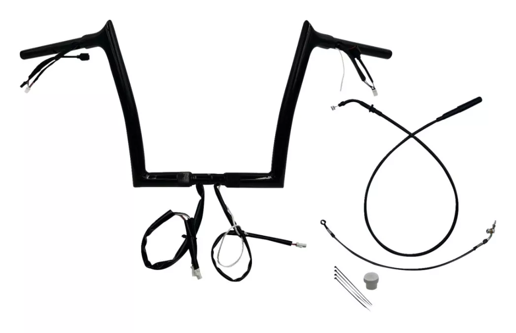 Fat Baggers Inc. 1 1/4" Wired Pointed Top Handlebar Kit For Harley FLTRX 2023-2026