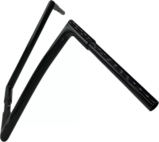 Fat Baggers Inc Black 1-1/4" EZ Install 16" Flat Top Handlebar Harley Softail Dyna 07-17