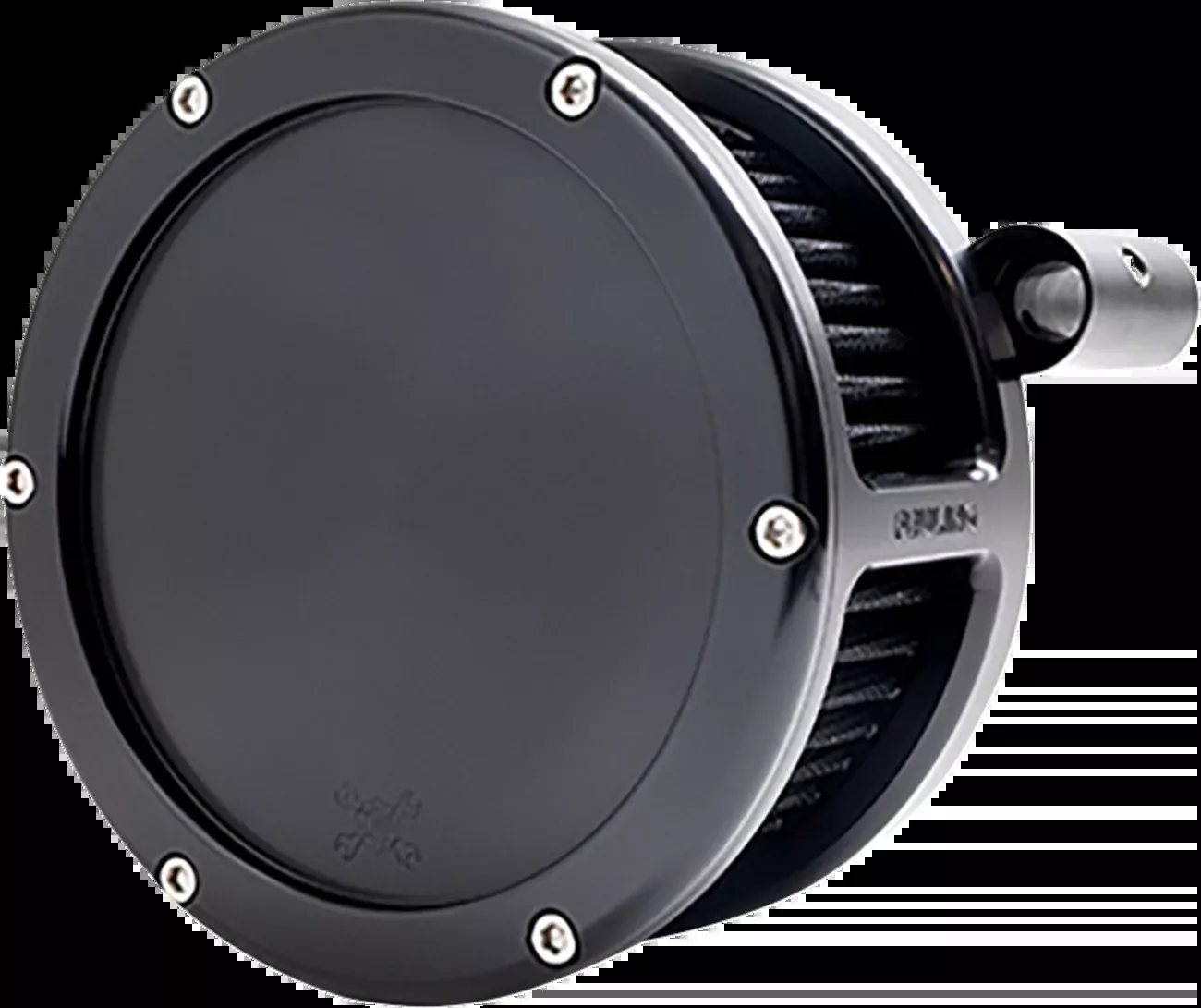Feuling BA Series Solid Black Air Filter Kit fits 1999-2017 Harley Touring Dyna