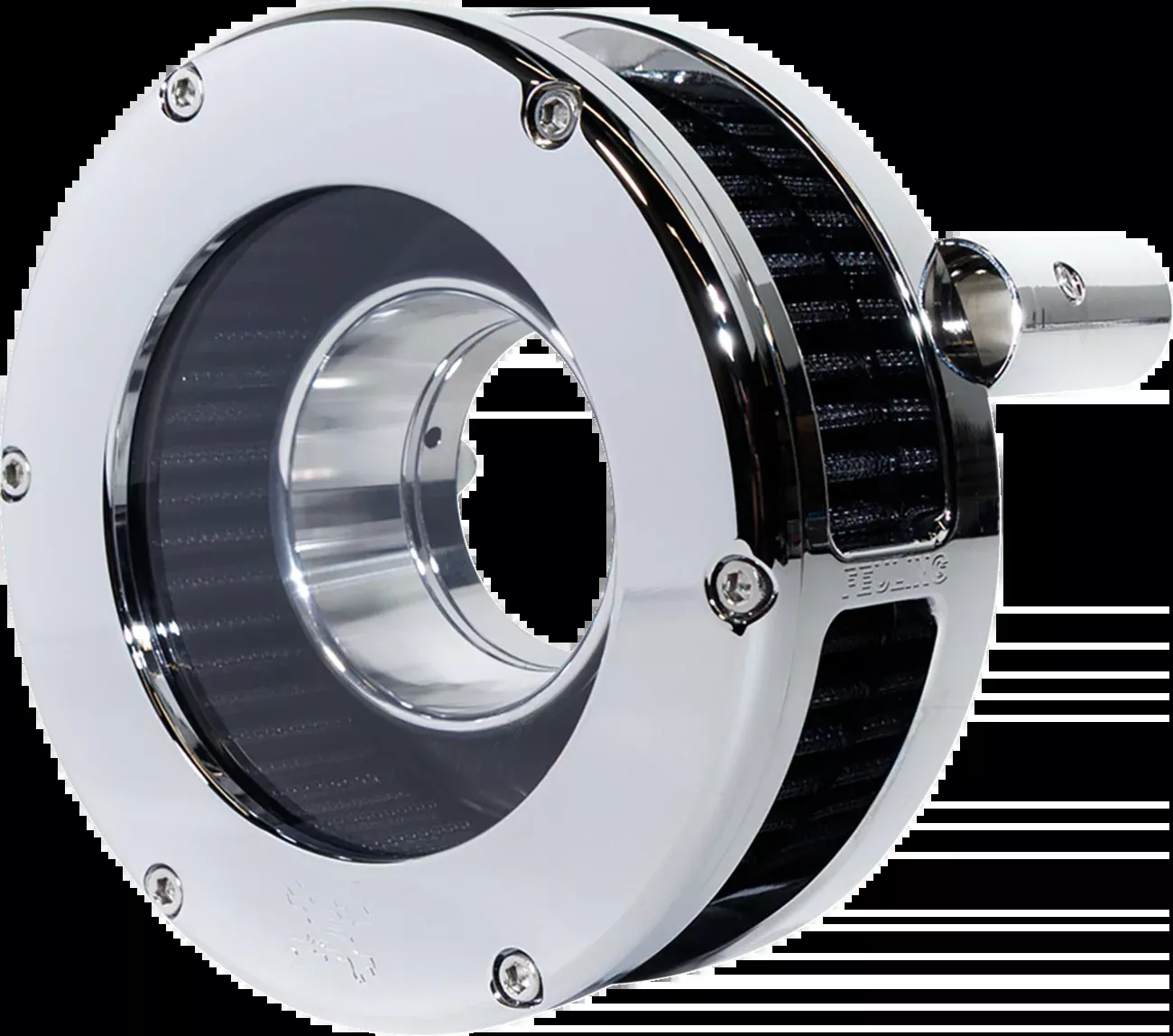 Feuling BA Slim Clear Chrome Air Filter Kit for 2008-2017 Harley Touring Softail