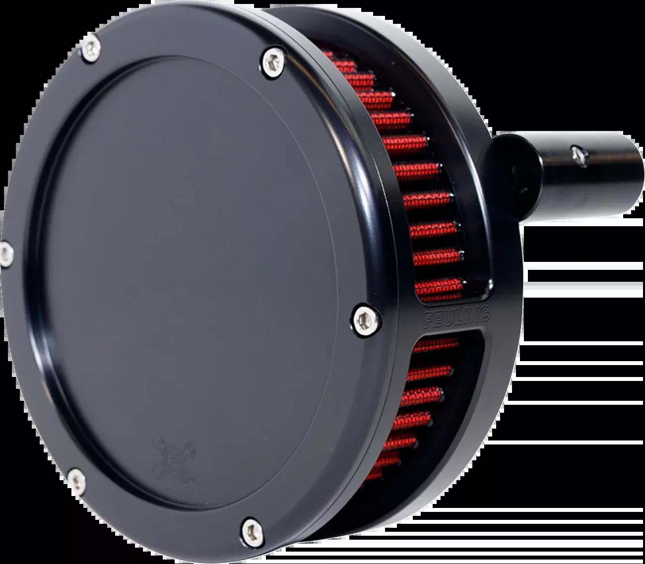 Feuling BA Slim Solid Black Air Filter Kit fits 1999-2017 Harley Touring Dyna