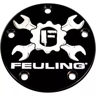 Feuling Cover Point, Black, Fits 99-17 Twin Cam