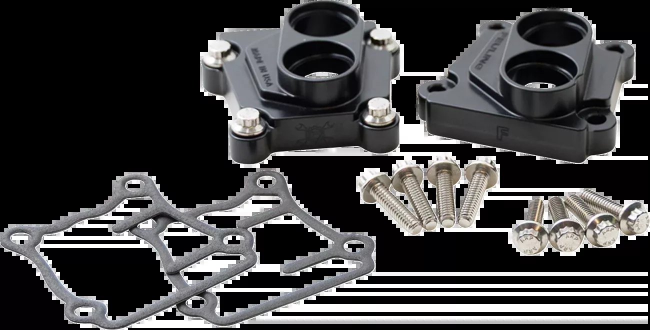 Feuling Parts Black Lifter Block Covers for 1999-2017 Harley Davidson Twin Cam
