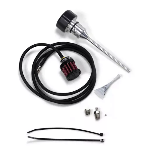 Feuling Vented Dipstick for 2018-2023 Harley Softail - Black