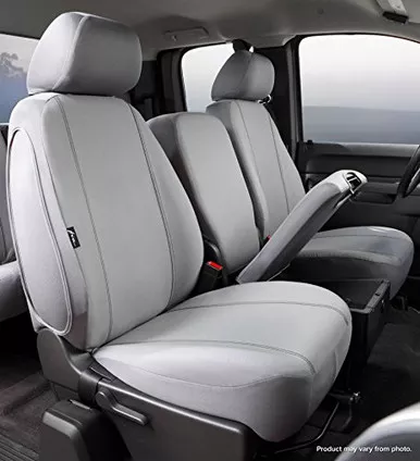 Fia SP87-35 GRAY Front Seat Cover Split Seat 40/20/40 - Poly-Cotton, (Gray)