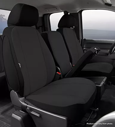 Fia SP87-36 BLACK Front Seat Cover Split Seat 40/20/40 - Poly-Cotton, (Black)