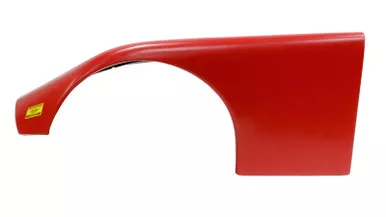 Fivestar ABC Plastic Fender Wide Left Red 660-24-RL