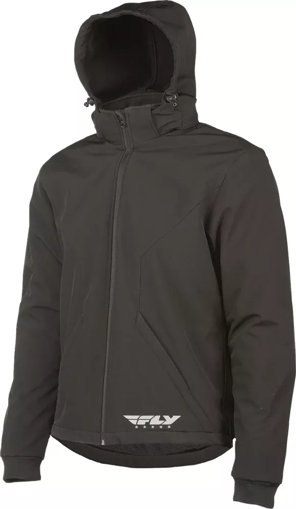 Fly Racing Armored Tech Hoodie Black 3x 477-20093X