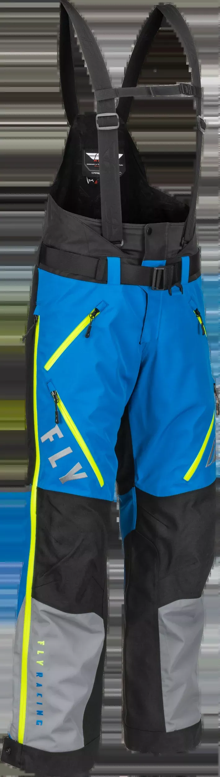 Fly Racing Carbon Bib Blue/Hi-Vis Md 470-4275M