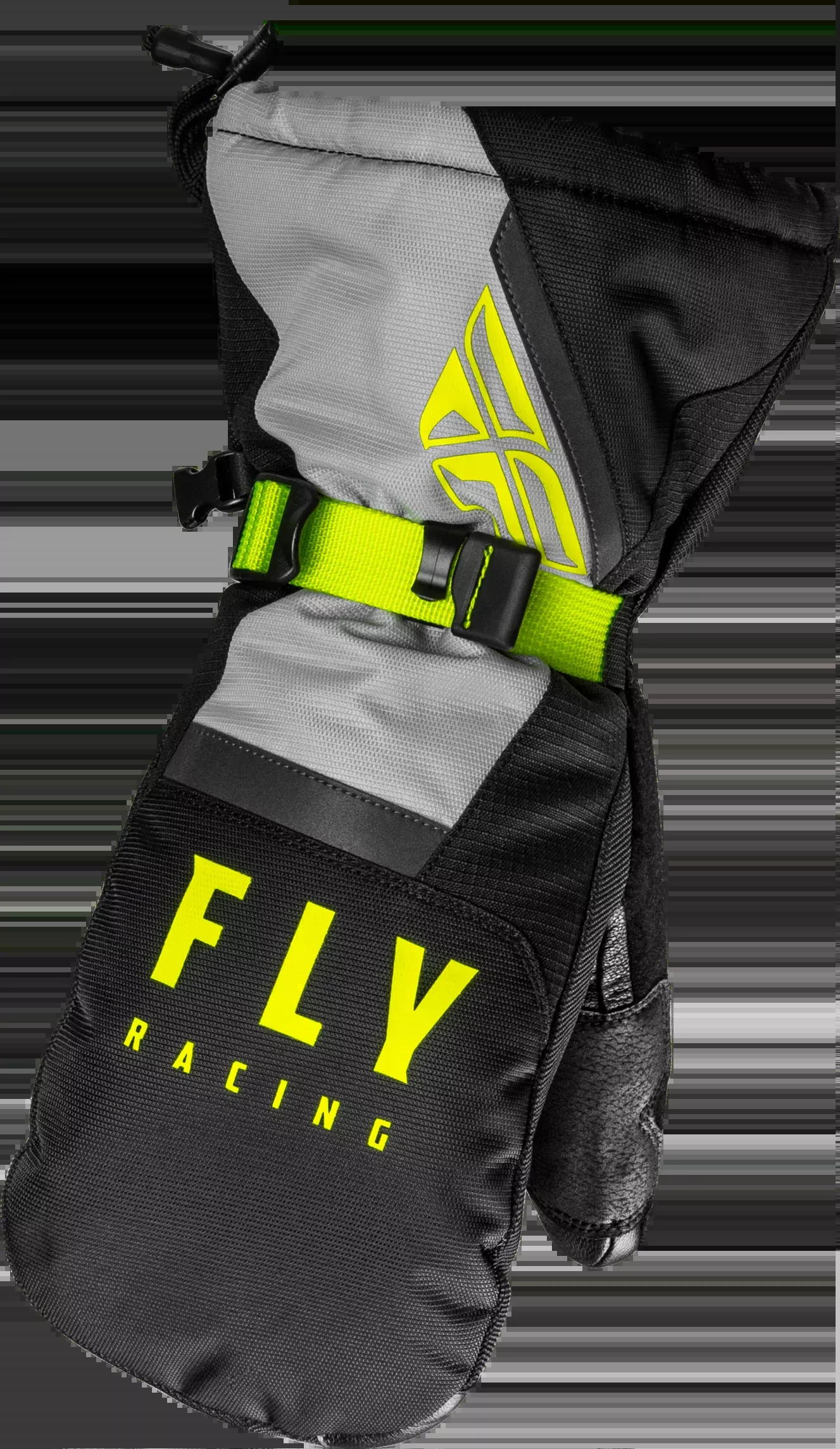 Fly Racing Cascade Mittens Black/Grey/Hi-Vis 3x 363-39313X
