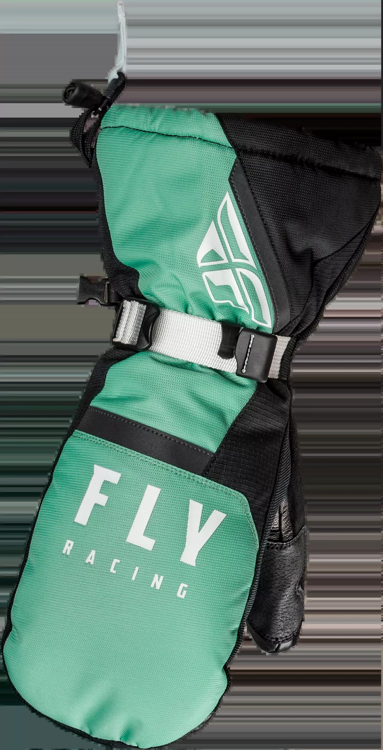 Fly Racing Cascade Mittens Black/Mint Xl 363-3932X