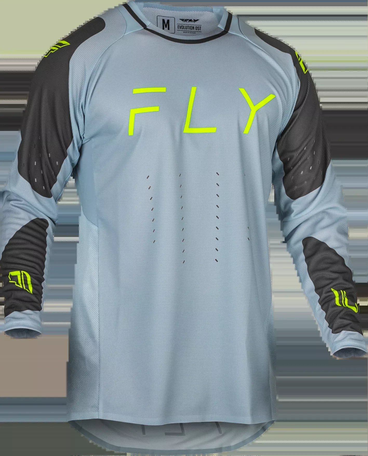 Fly Racing Evolution Dst Jersey Ice Grey/Char/Neon Green 2x 377-1212X