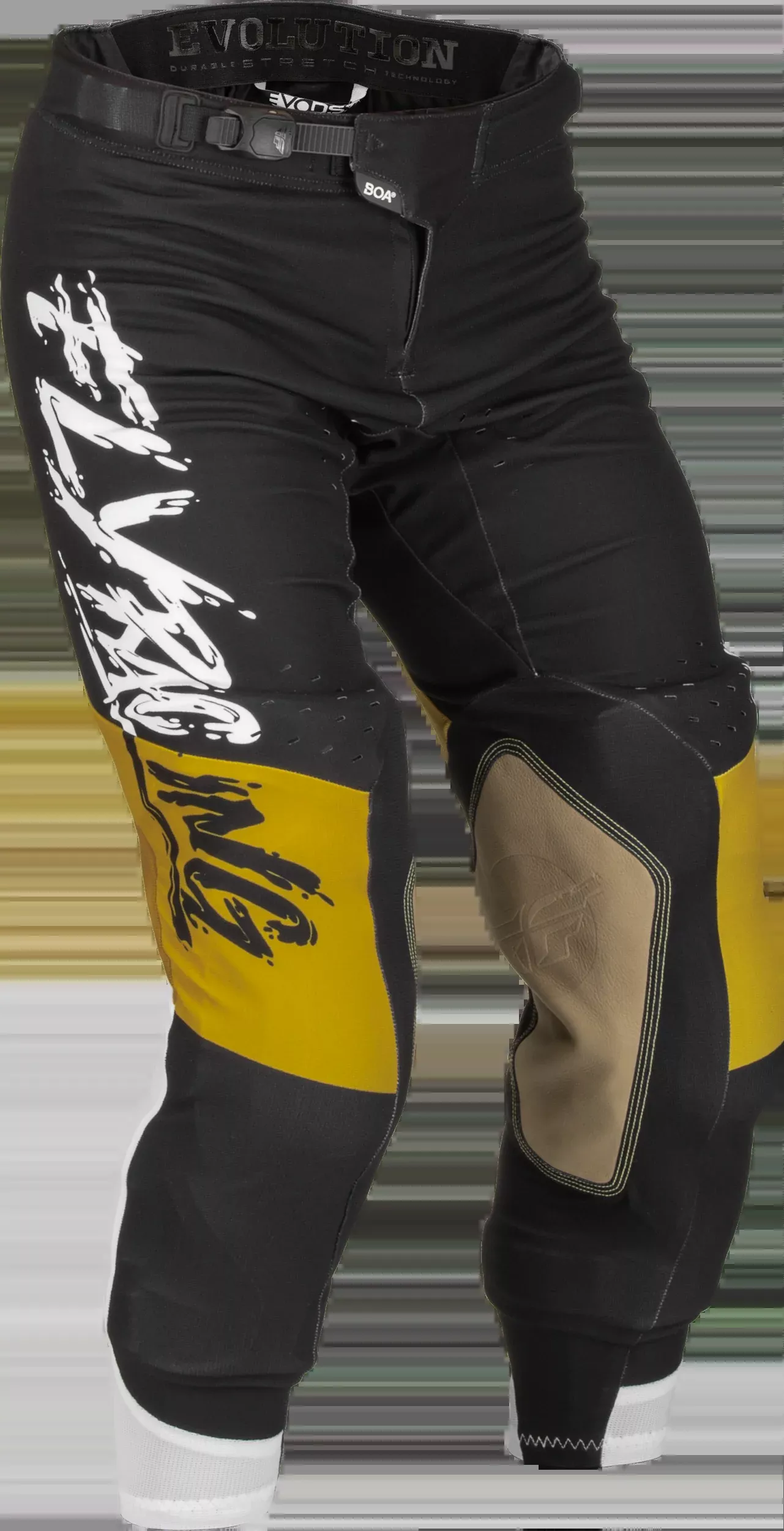 Fly Racing Evolution Dst L.E. Brazen Pants White/Gold/Black Sz 36 376-13436