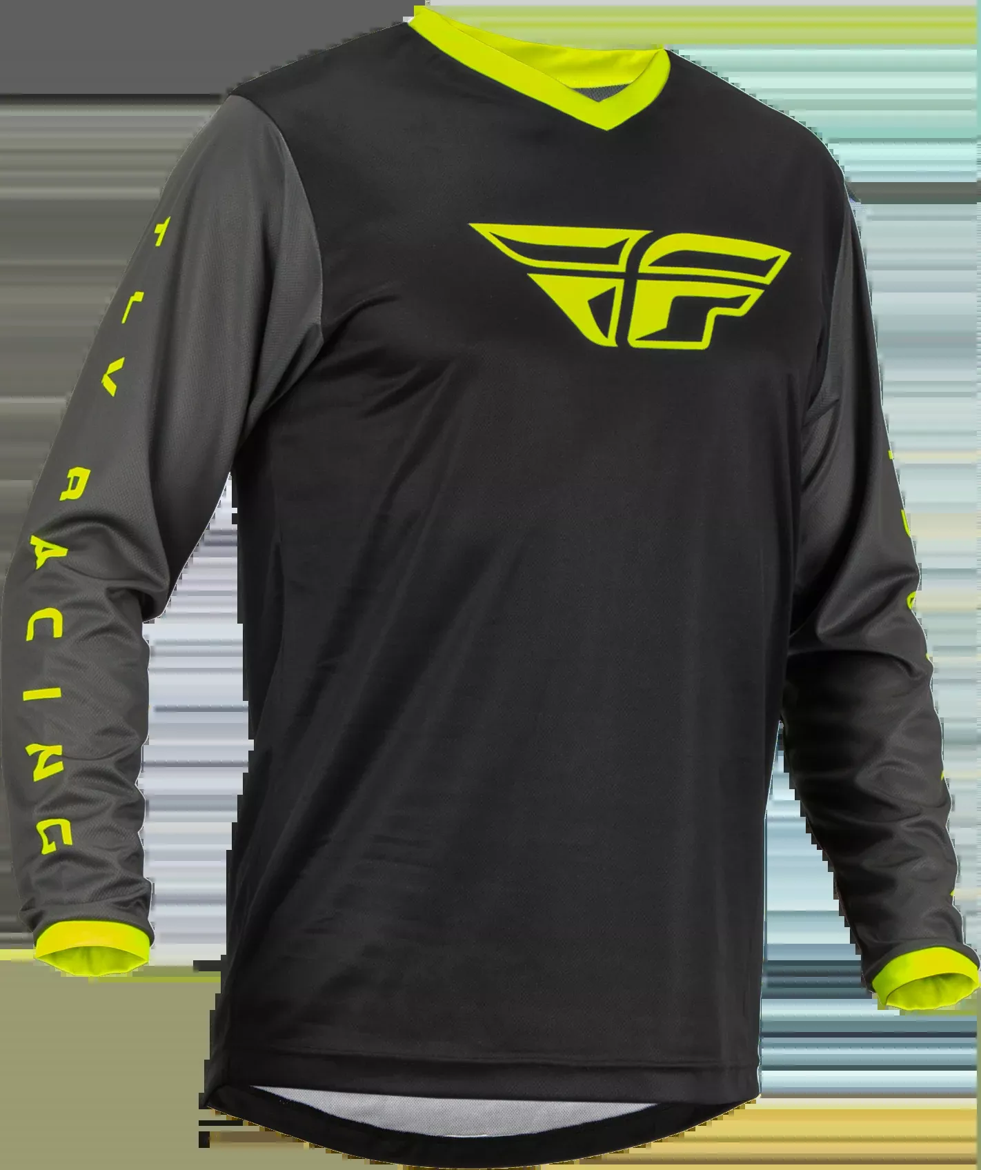 Fly Racing F-16 Jersey Black/Grey/Hi-Vis Sm 376-920S