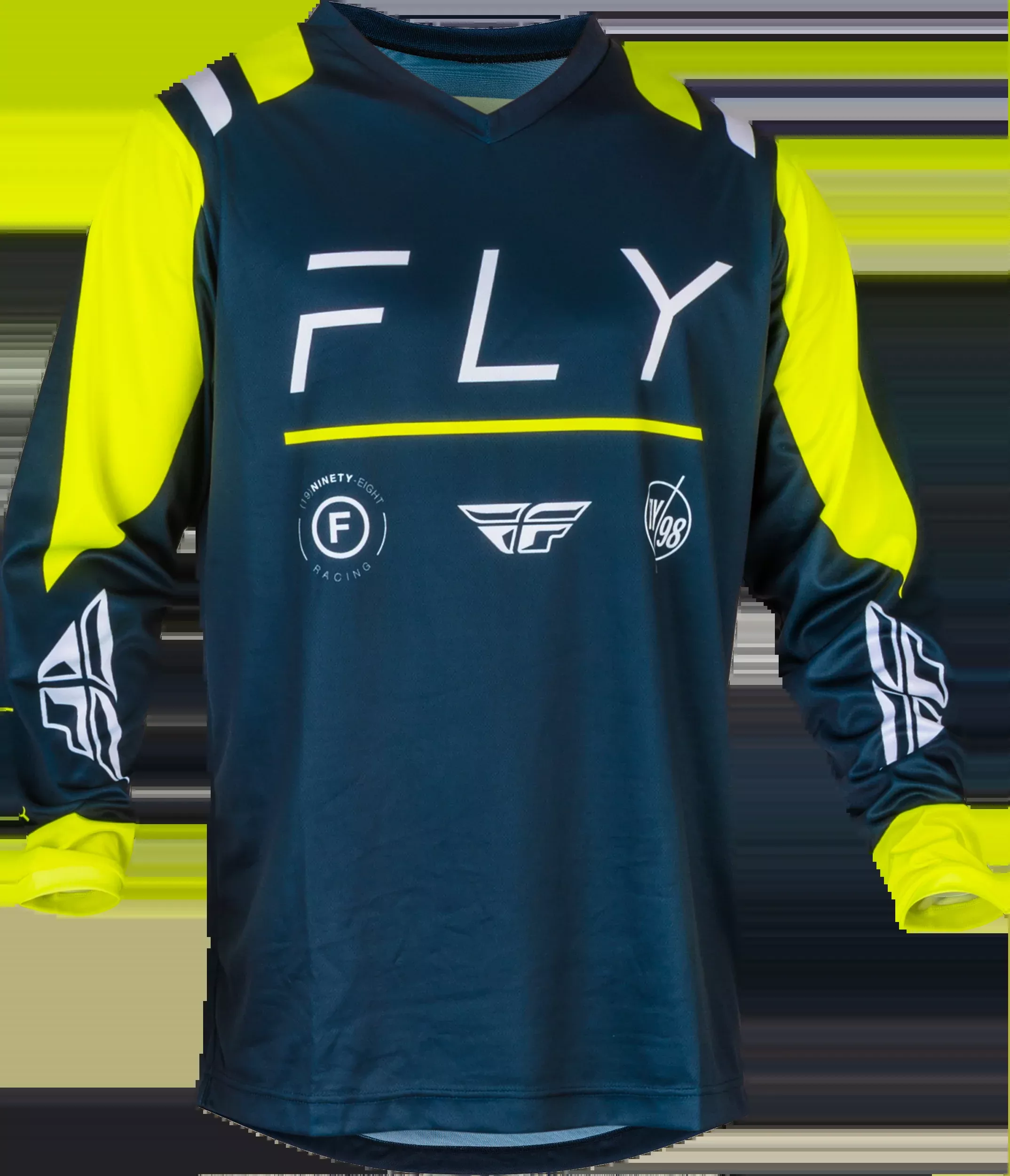 Fly Racing F-16 Jersey Navy/Hi-Vis/White Md 377-922M