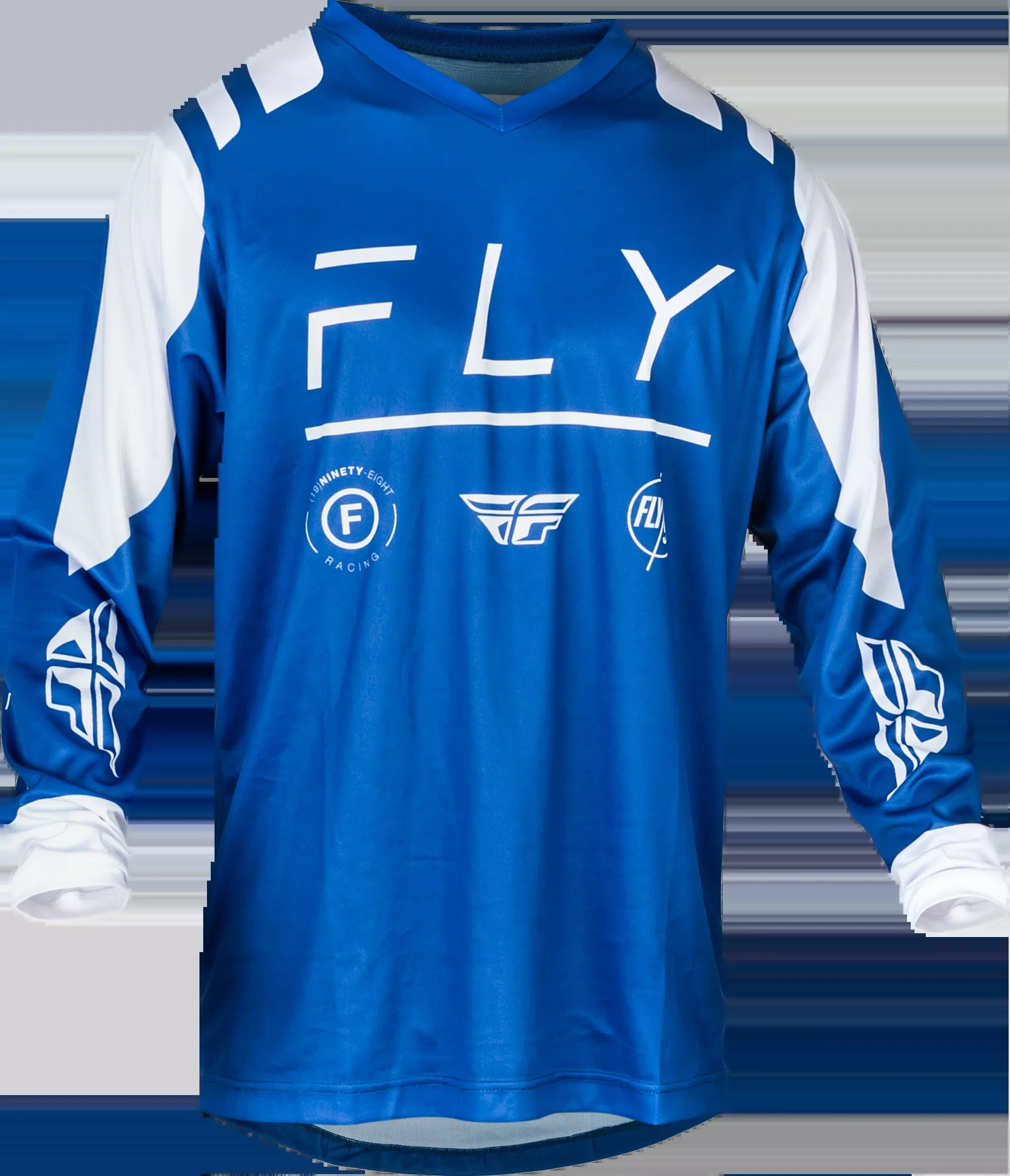 Fly Racing F-16 Jersey True Blue/White Lg 377-924L