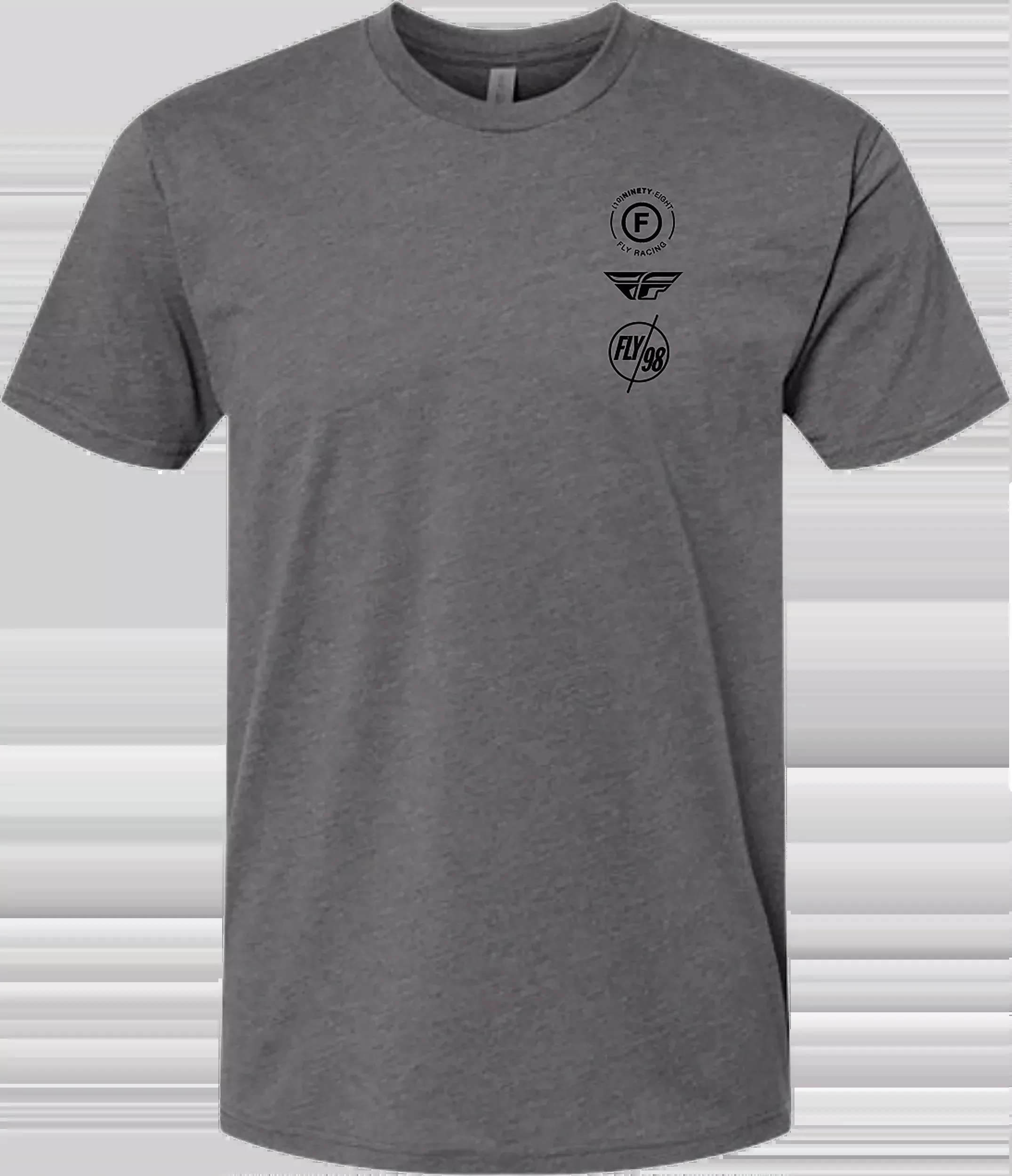 Fly Racing Fly Atom Tee Gunmetal Heather Sm 354-0317S