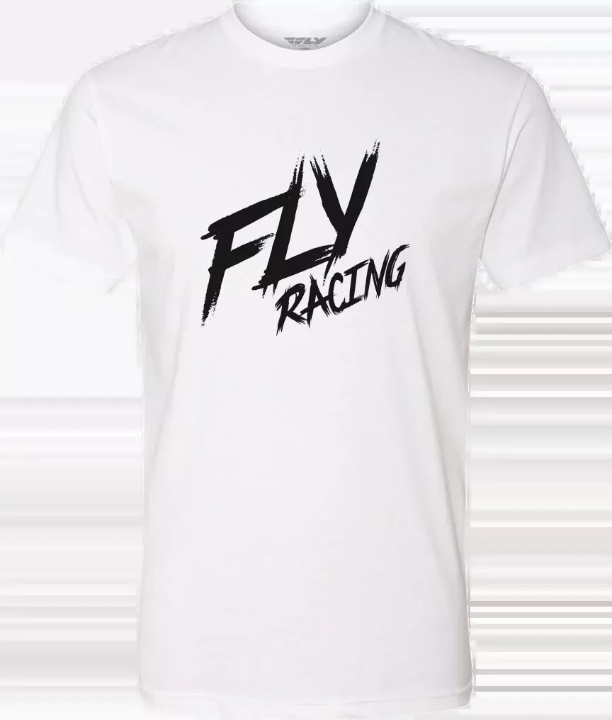 Fly Racing Fly Brawl Tee White Sm 352-0024S
