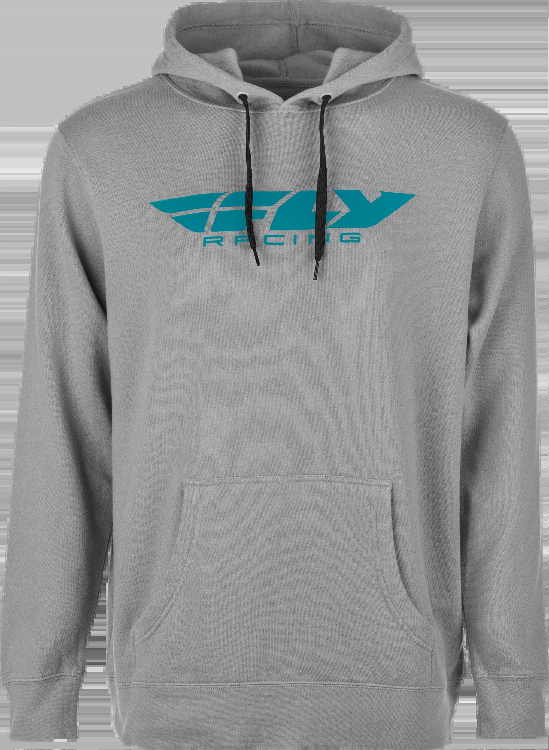 Fly Racing Fly Corporate Pullover Hoodie Grey/Blue Md 354-0136M