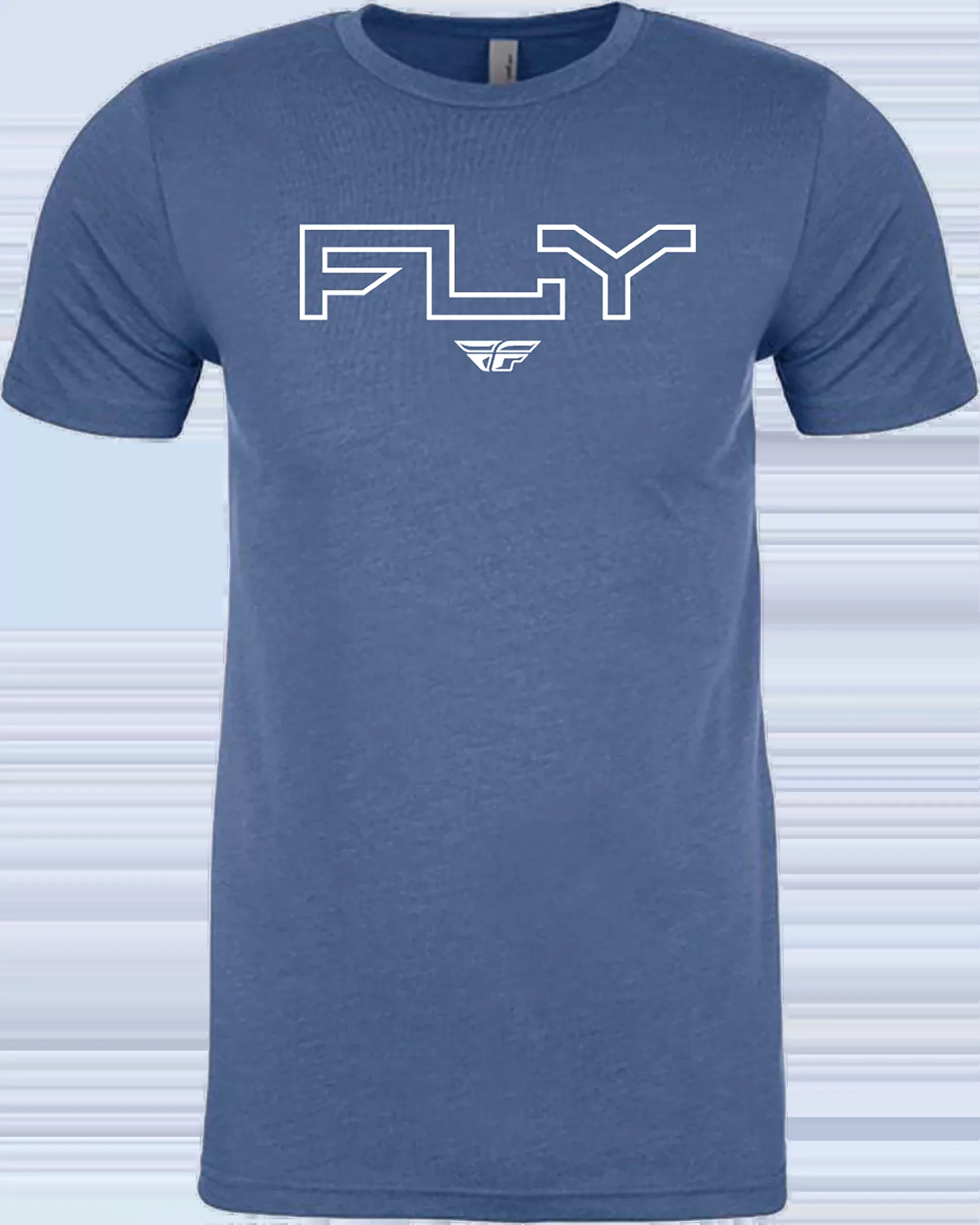 Fly Racing Fly Edge Tee Cool Blue Heather 2x 354-03102X