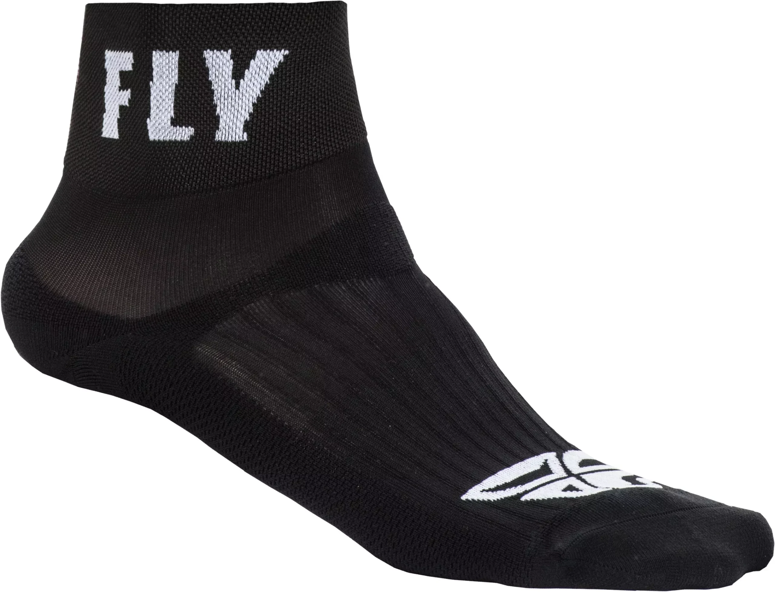 Fly Racing Fly Shorty Socks Black Sm/Md 350-0485S