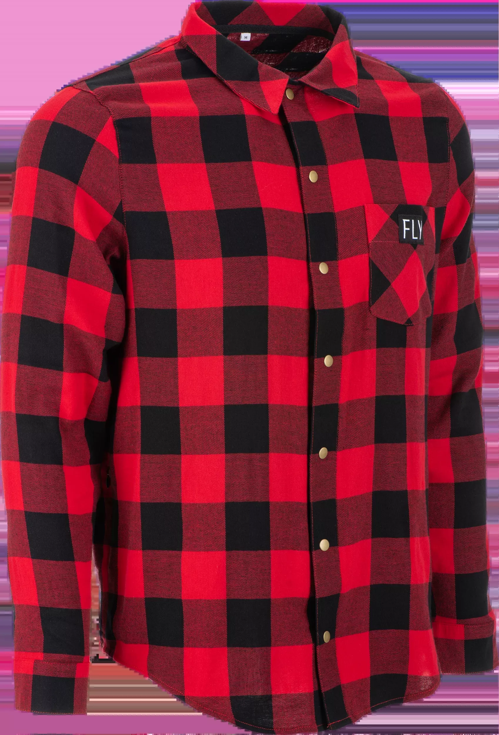 Fly Racing Fly Tek Flannel Red/Black Sm 354-6392S