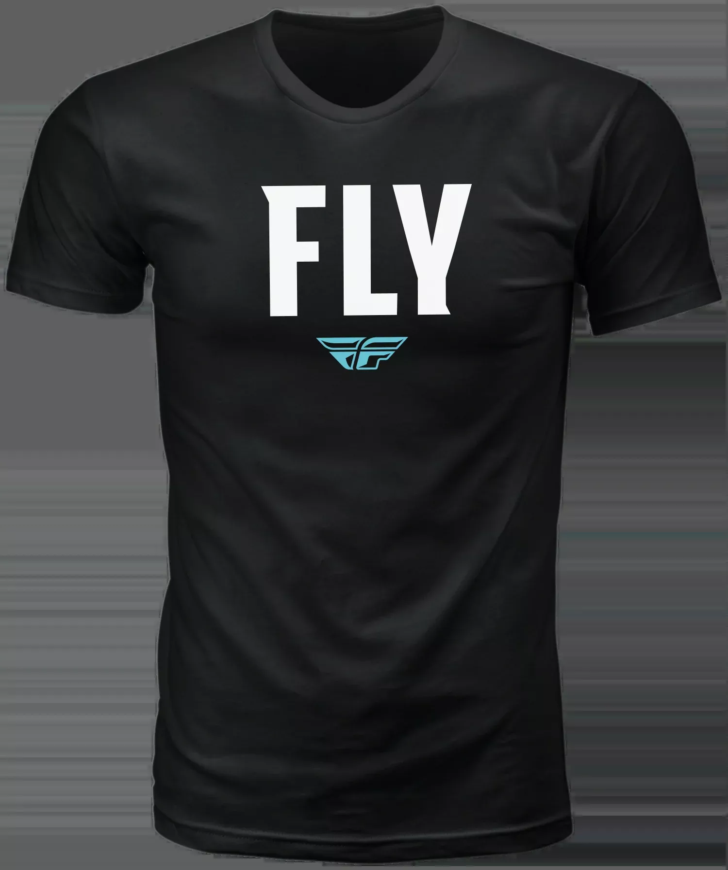 Fly Racing Fly Wfh Tee Black Lg 352-0150L