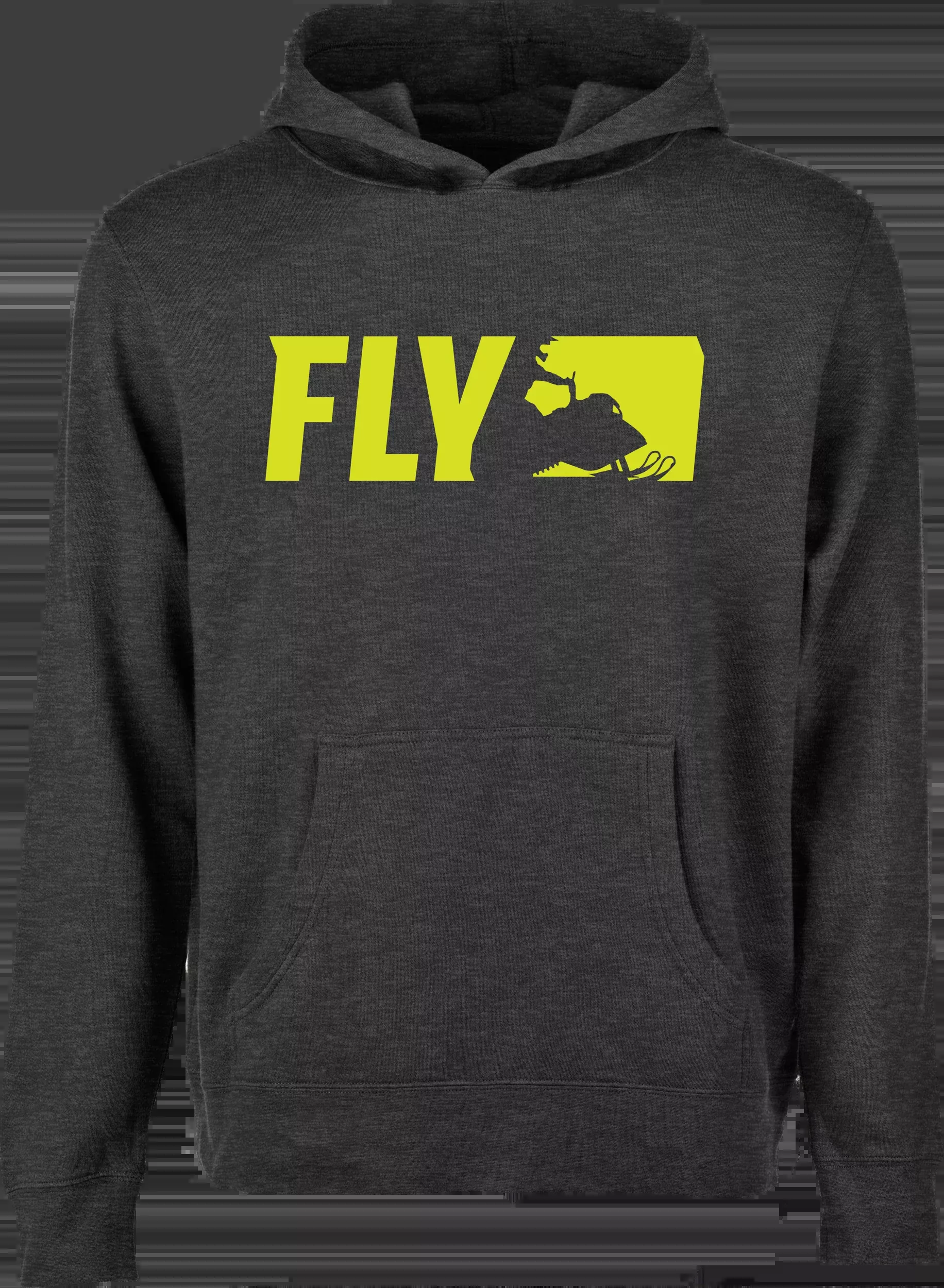 Fly Racing Fly Youth Primary Hoodie Charcoal Yl 354-0166YL