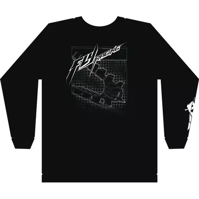 Fly Racing Focus Snow Longsleeve T-Shirt Black