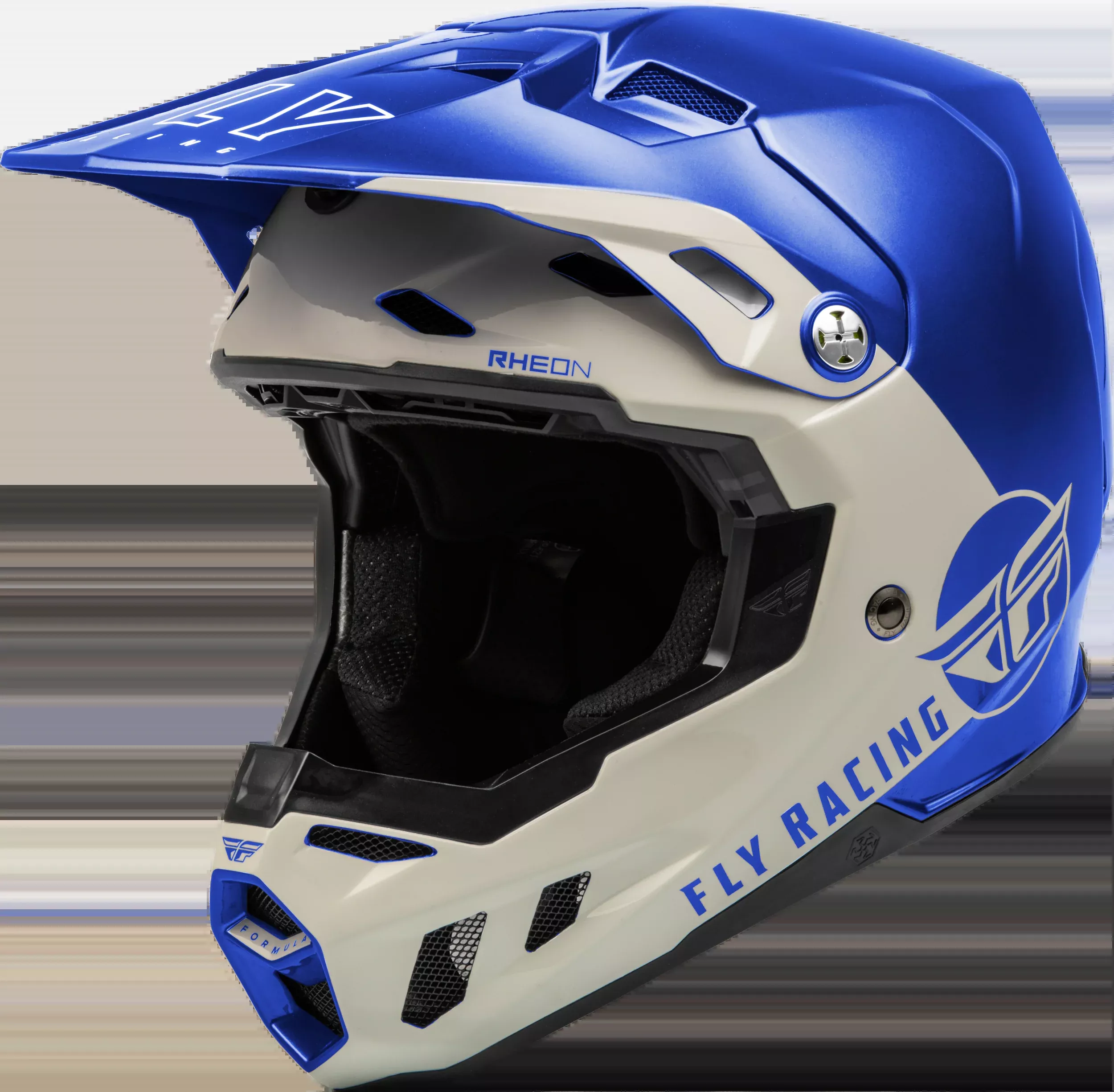 Fly Racing Formula Cc Centrum Helmet Metallic Blue/Light Grey 2x 73-43222X