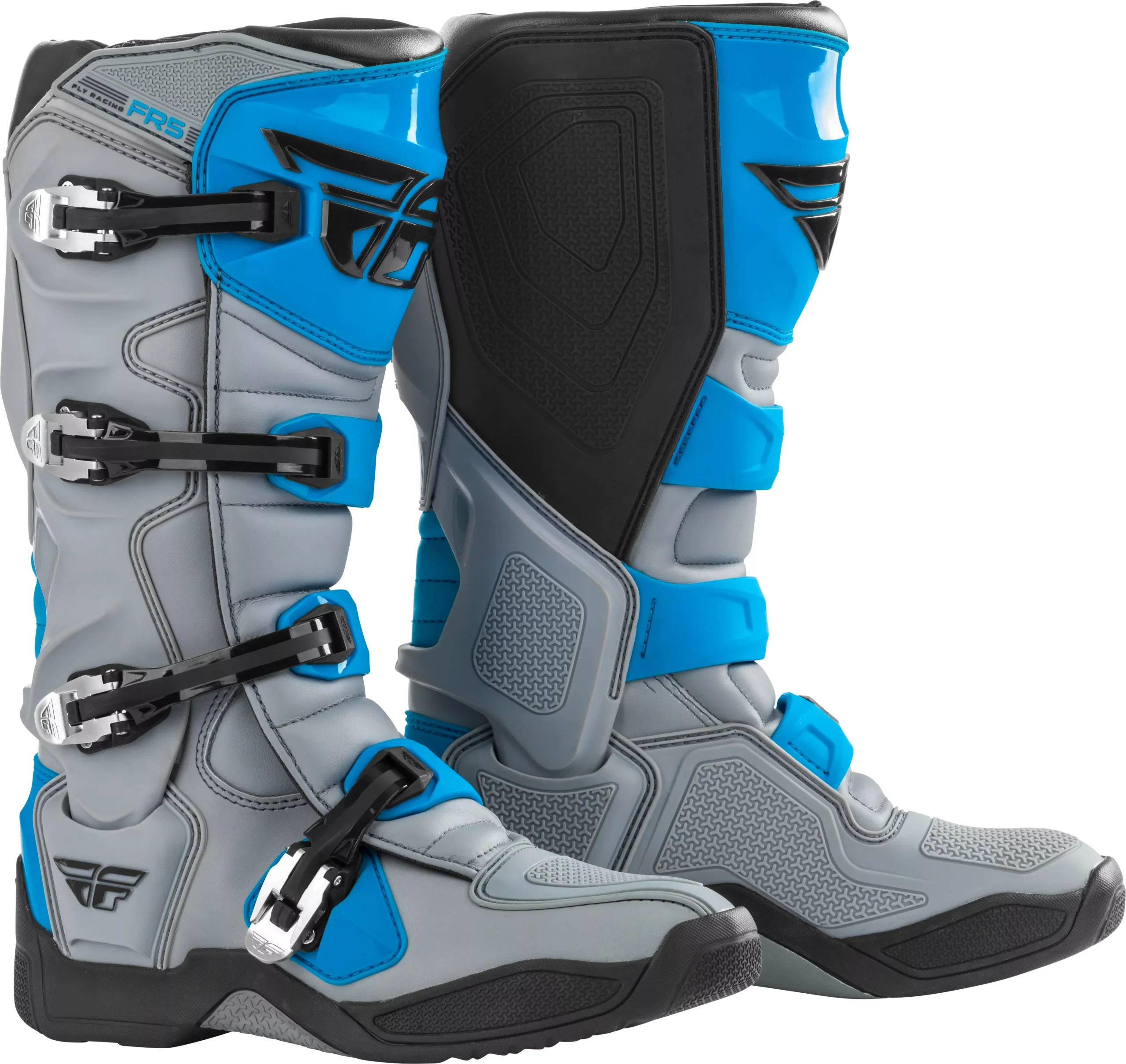 Fly Racing Fr5 Boots Grey/Blue Sz 11 364-71111
