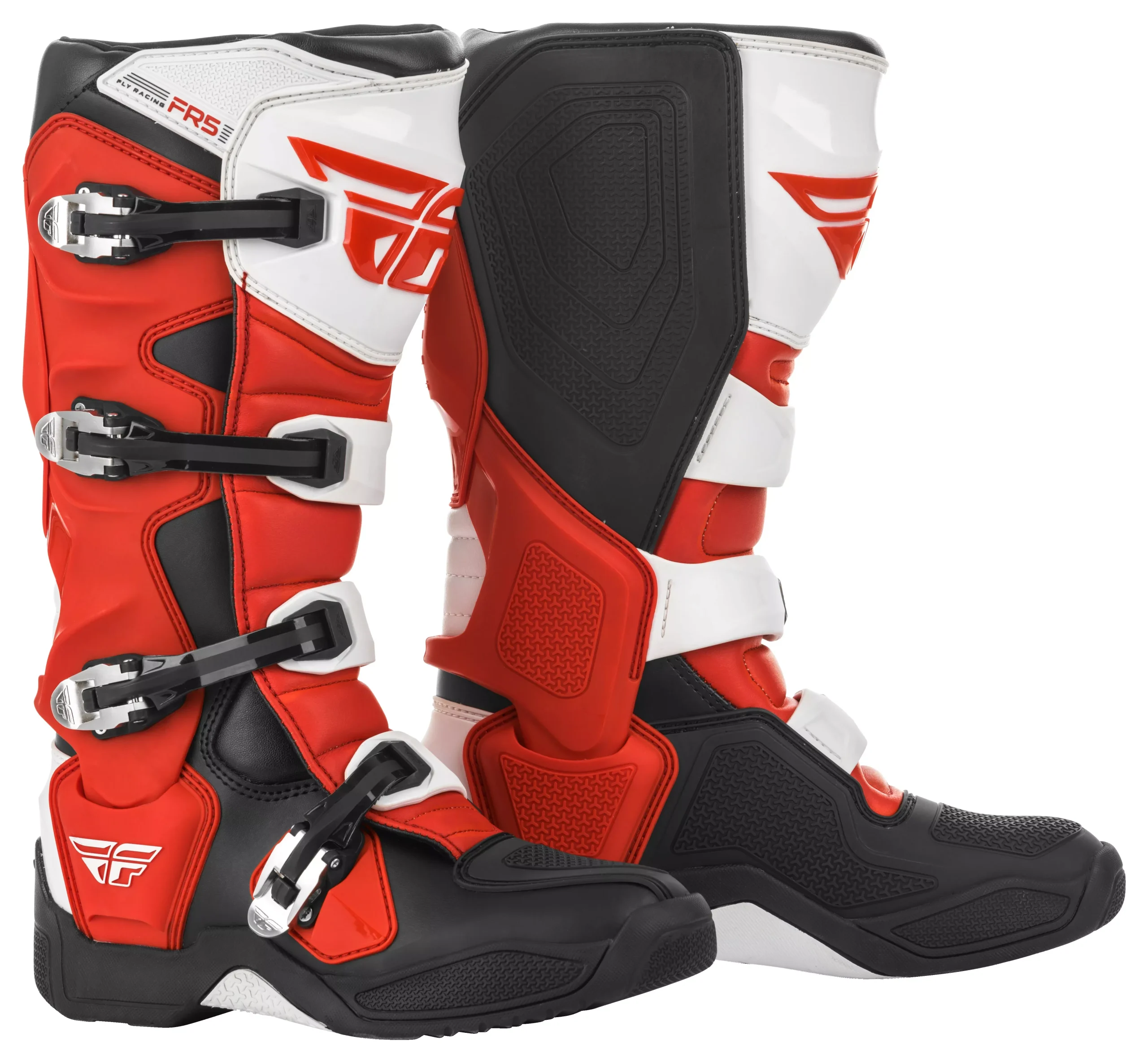 Fly Racing Fr5 Boots Red/Black/White Sz 11 364-71011