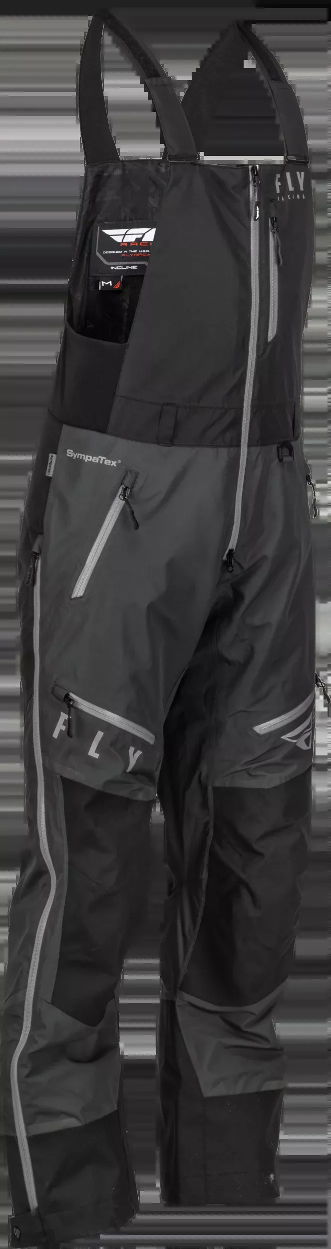 Fly Racing Incline Bib Black/Charcoal 4x 470-42424X