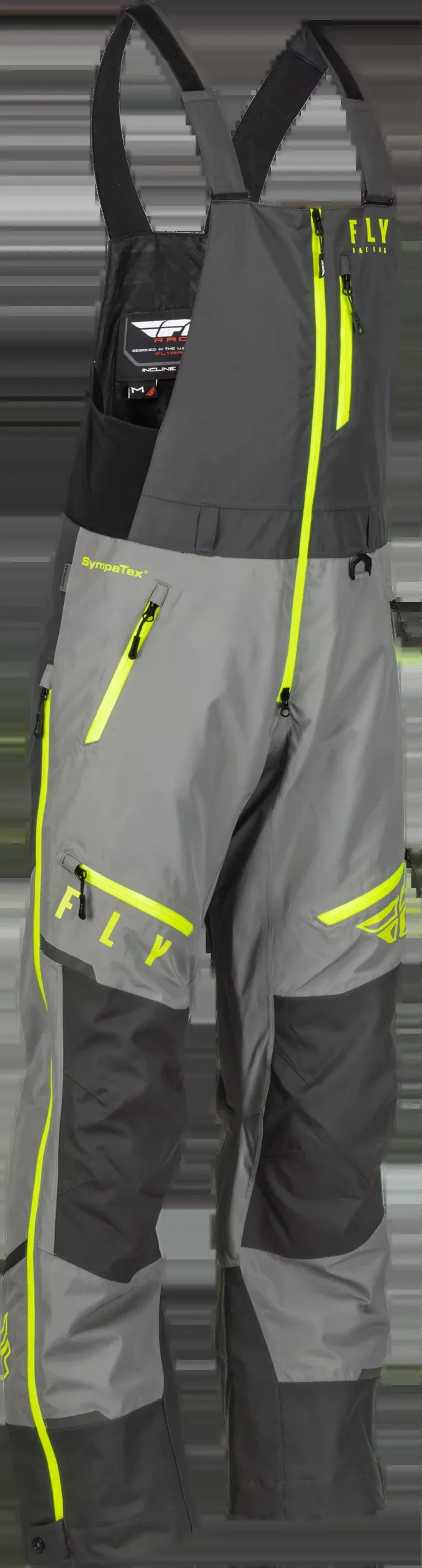 Fly Racing Incline Bib Black/Grey/Hi-Vis Sm 470-4244S