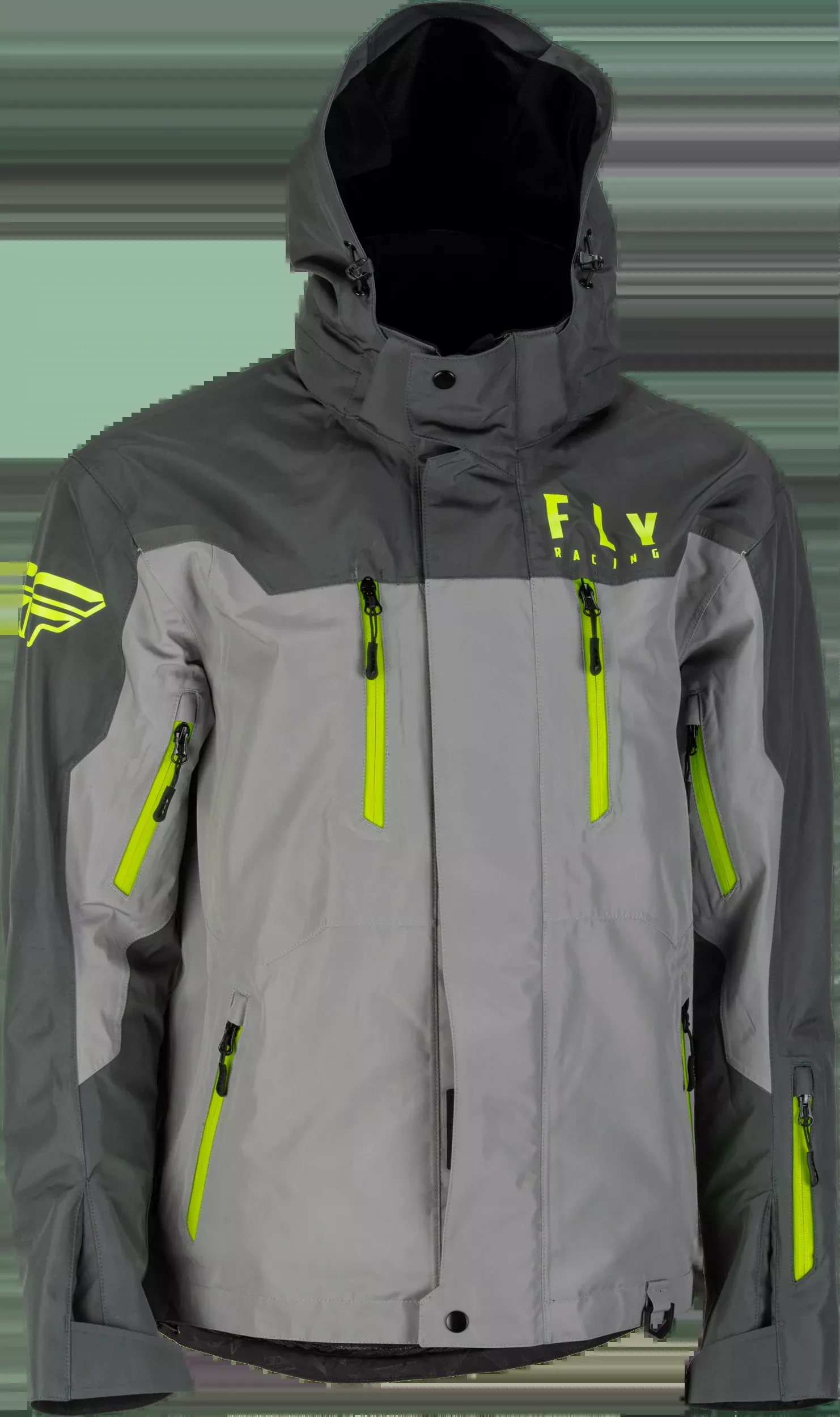 Fly Racing Incline Jacket Black/Grey/Hi-Vis Xl 470-4105X