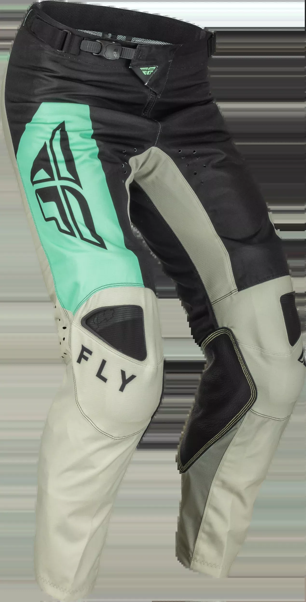 Fly Racing Kinetic Jet Pants Black/Mint/Grey Sz 42 376-53042