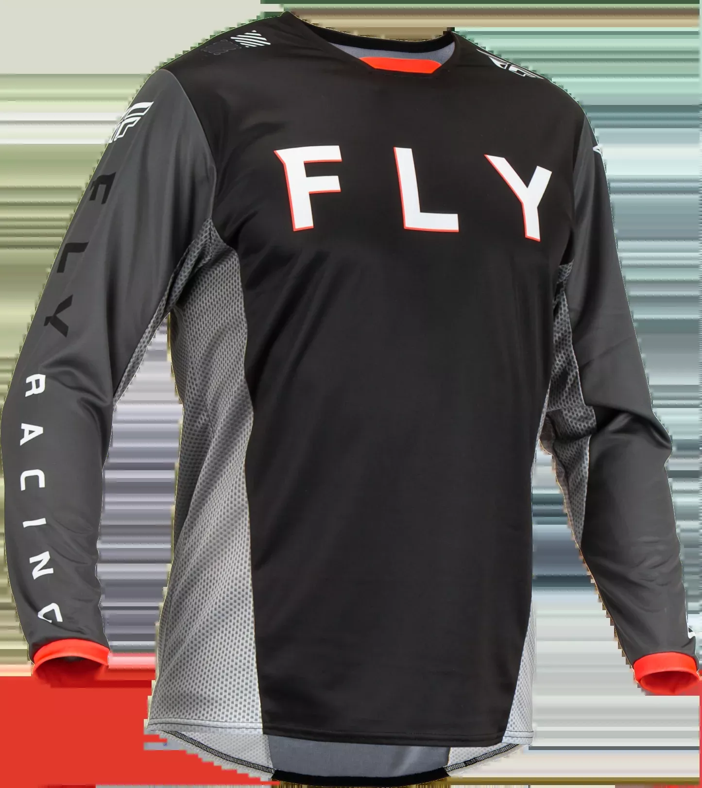 Fly Racing Kinetic Kore Jersey Black/Grey Md 376-420M