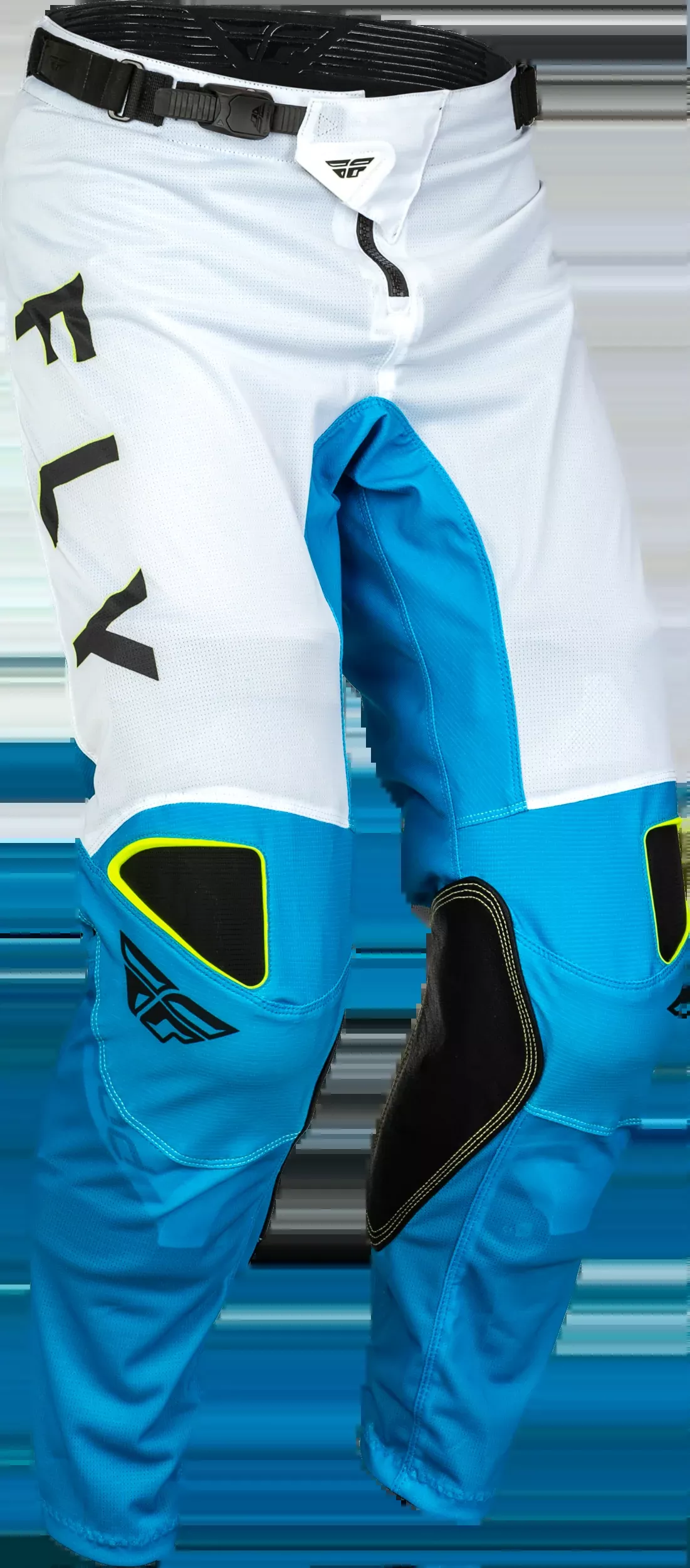 Fly Racing Kinetic Mesh Kore Pants Blue/White/Hi-Vis Sz 28 377-32428