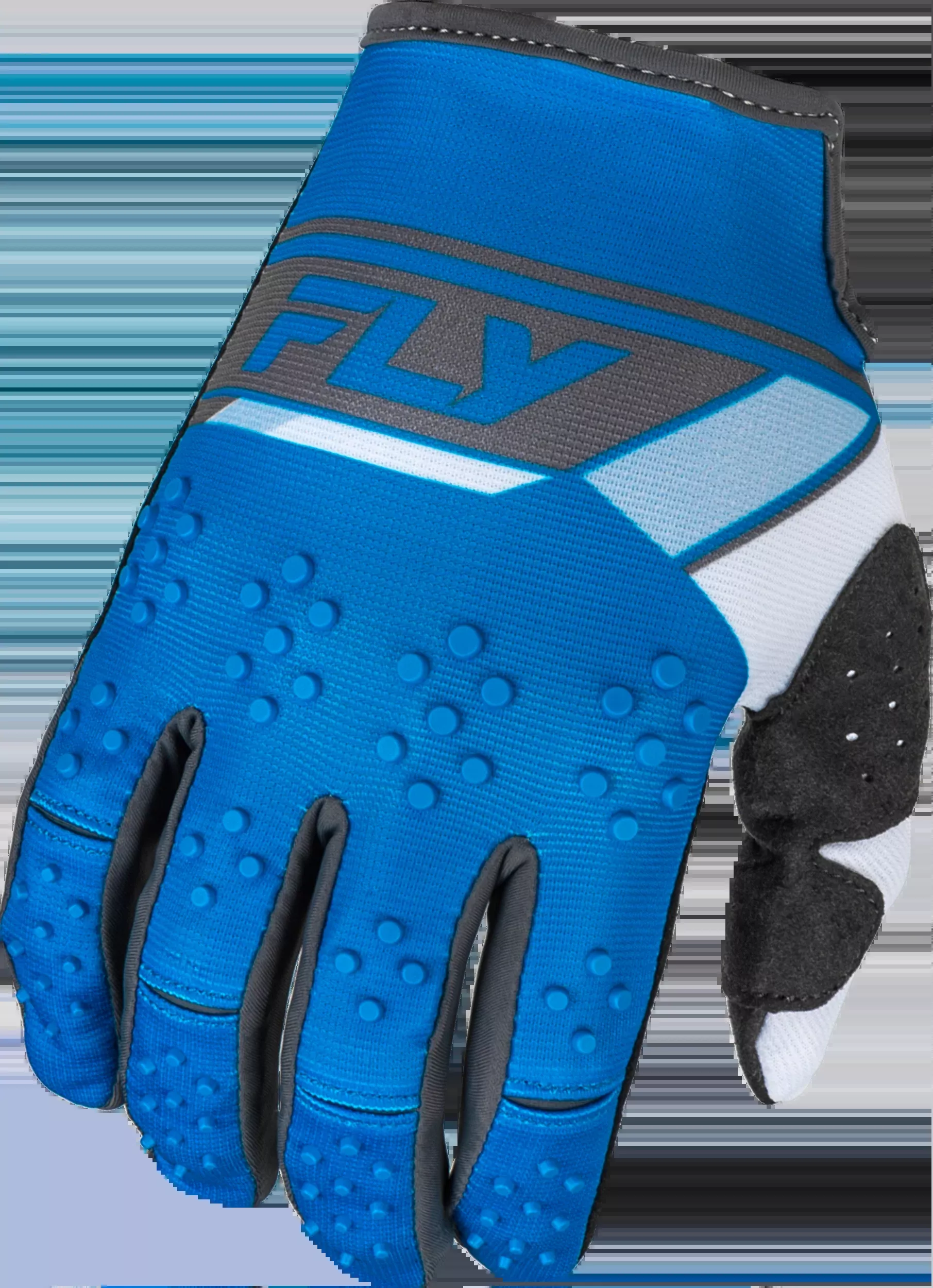 Fly Racing Kinetic Prix Gloves Bright Blue/Charcoal Xl 377-410X