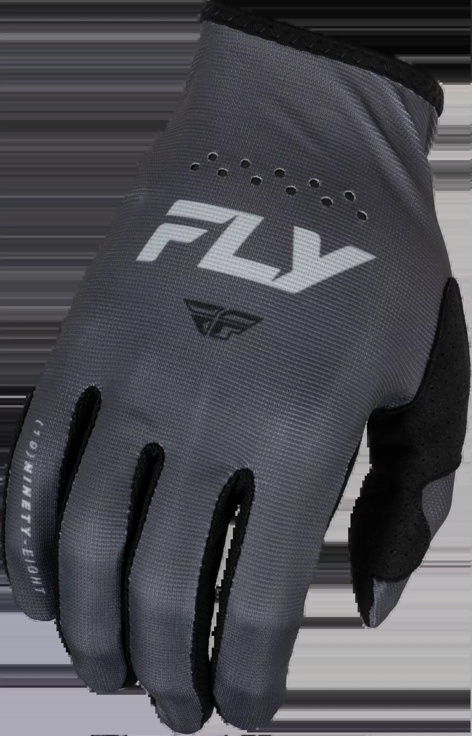 Fly Racing Lite Gloves Charcoal/Black Sm 377-711S