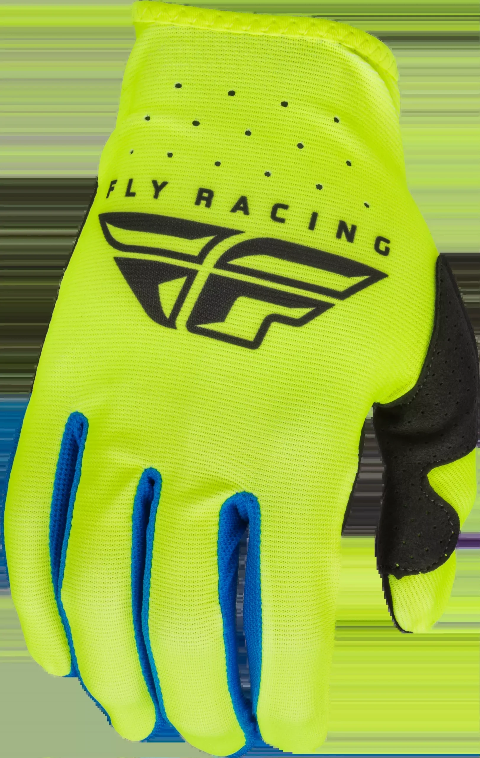Fly Racing Lite Gloves Hi-Vis/Black Lg 376-712L