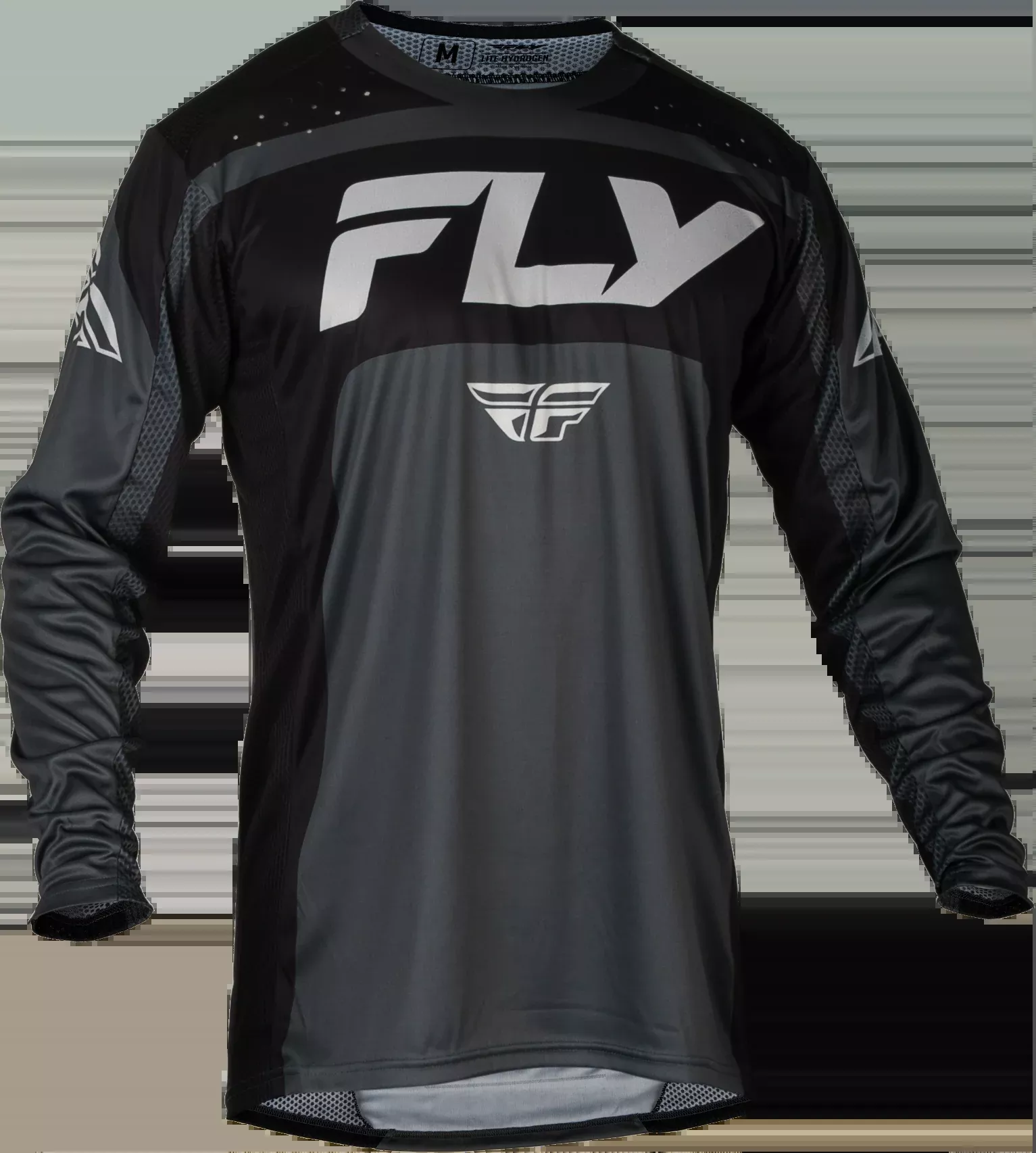 Fly Racing Lite Jersey Charcoal/Black Lg 377-721L