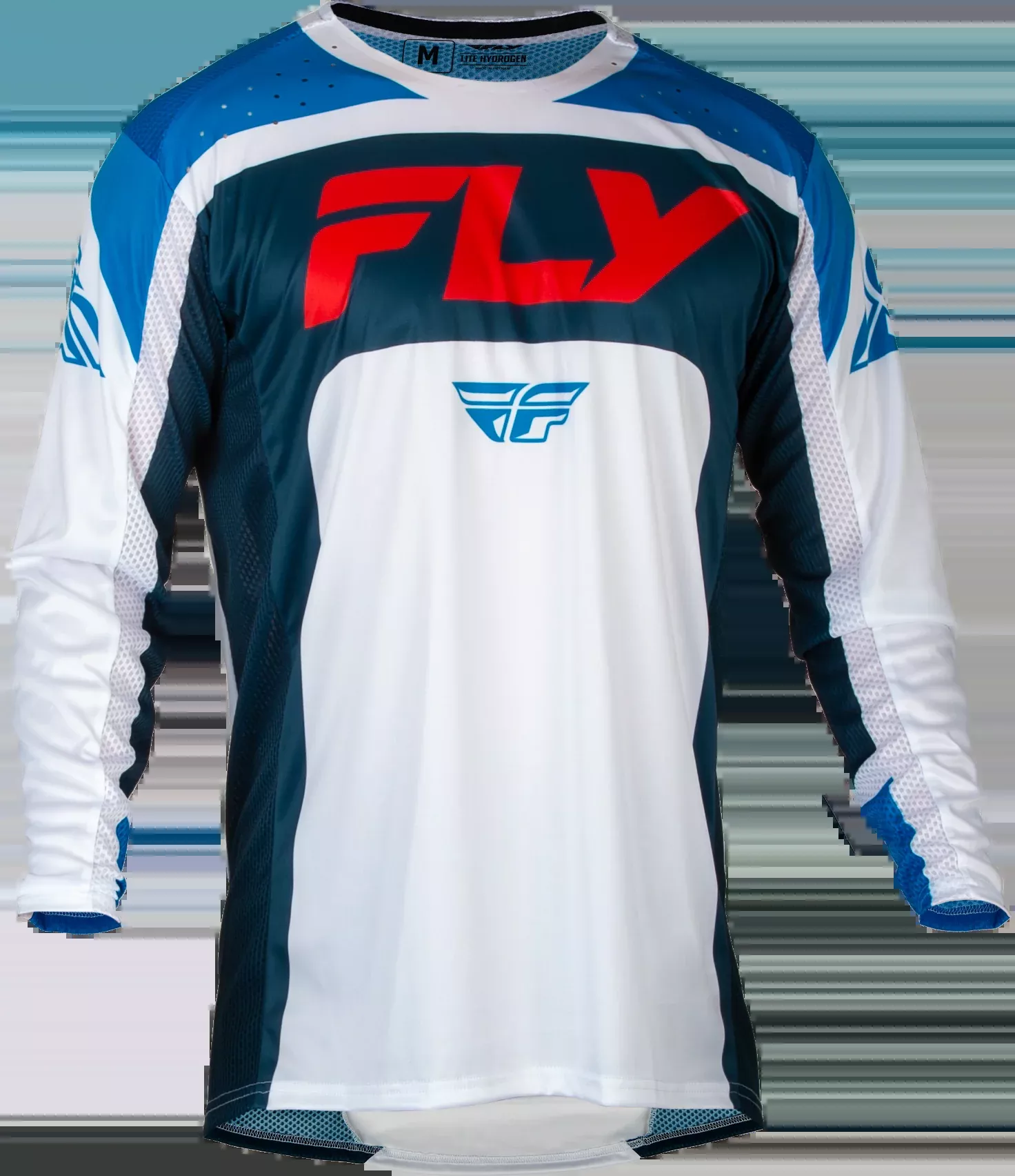 Fly Racing Lite Jersey Red/White/Navy Lg 377-723L