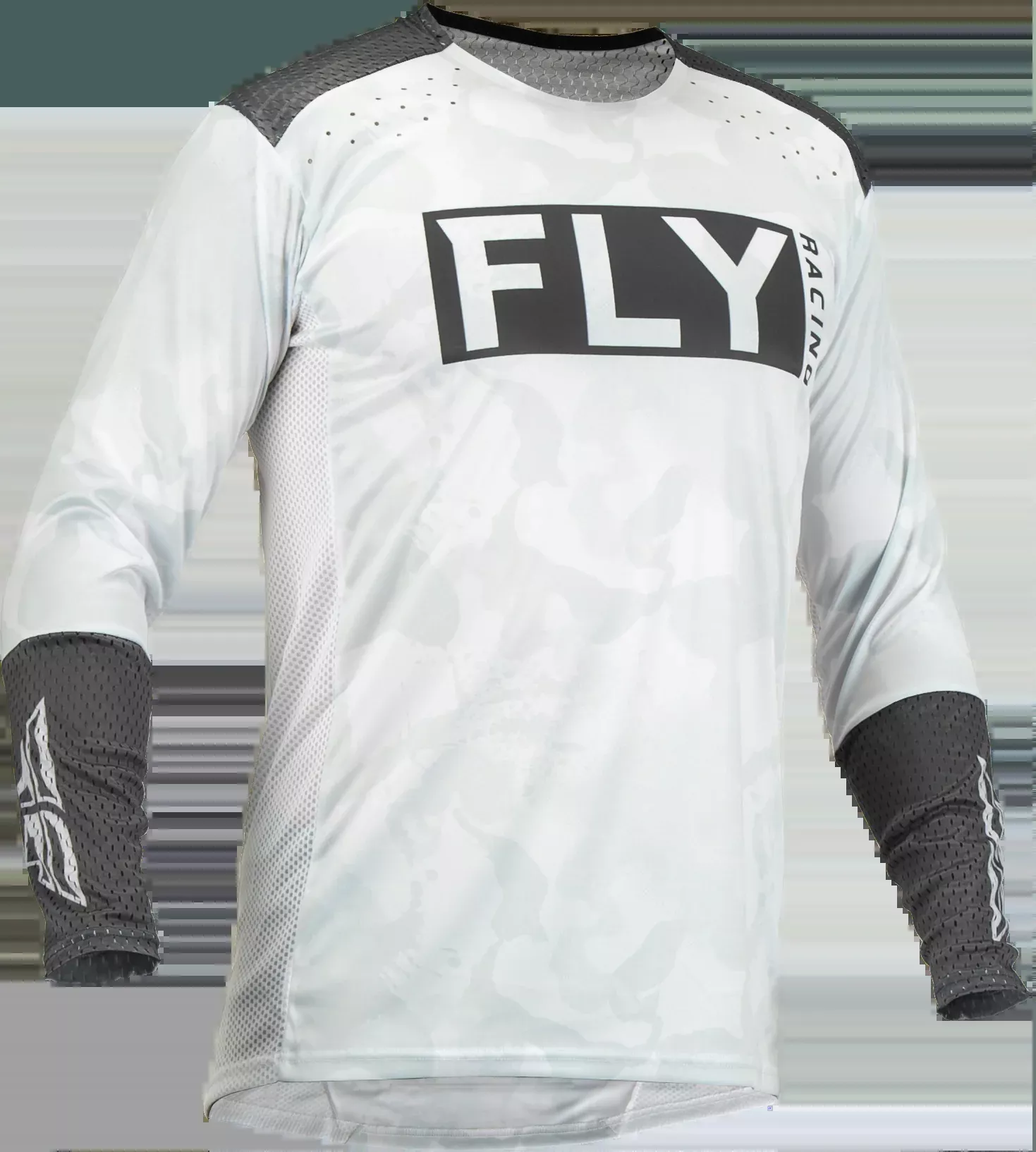 Fly Racing Lite L.E. Stealth Jersey White/Grey Xl 376-724X