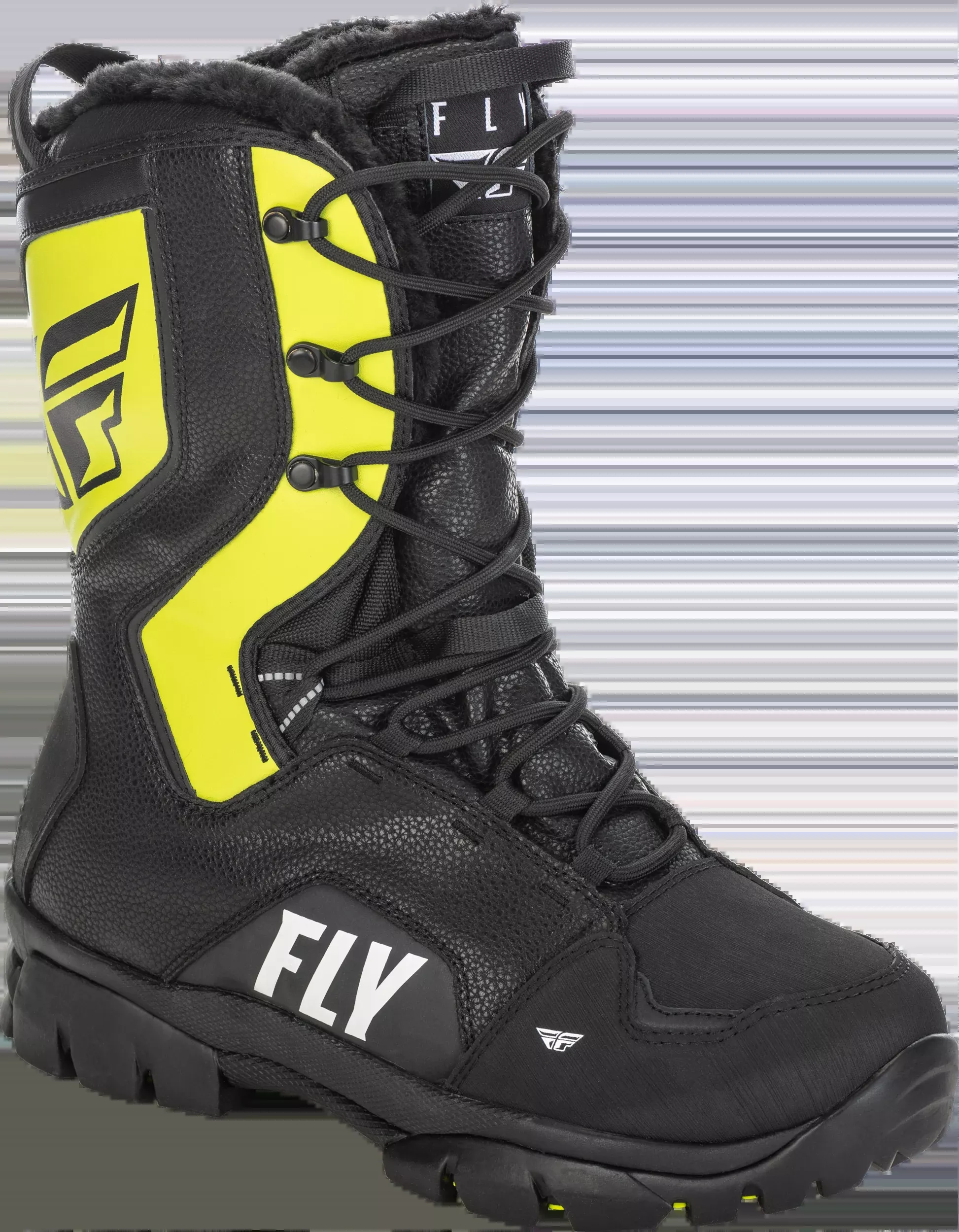 Fly Racing Marker Boot Black/Grey/Hi-Vis Sz 08 361-97308
