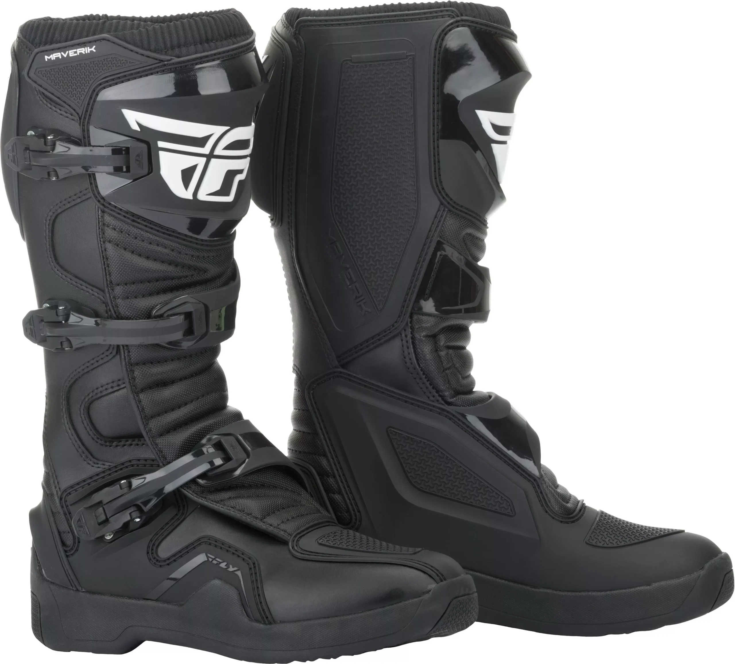 Fly Racing Maverik Boots Black Sz 08 364-67108