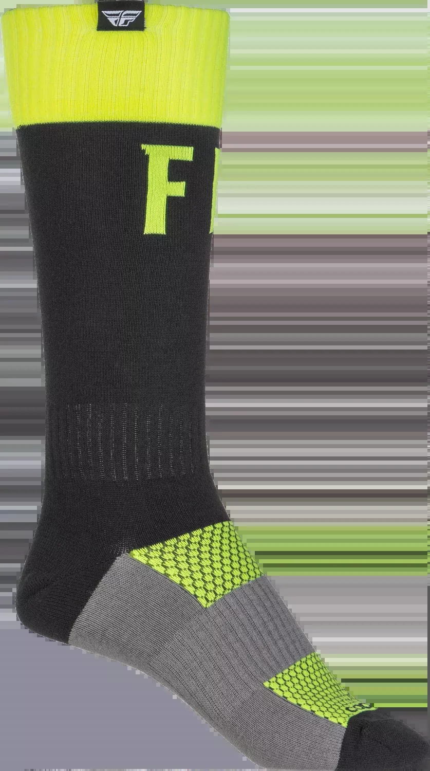 Fly Racing Mx Pro Socks Hi-Vis/Black Sm/Md 350-0530S