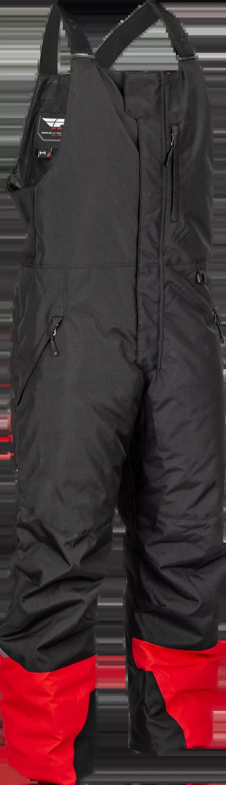Fly Racing Outpost Bib Black/Red Lg 470-6501L