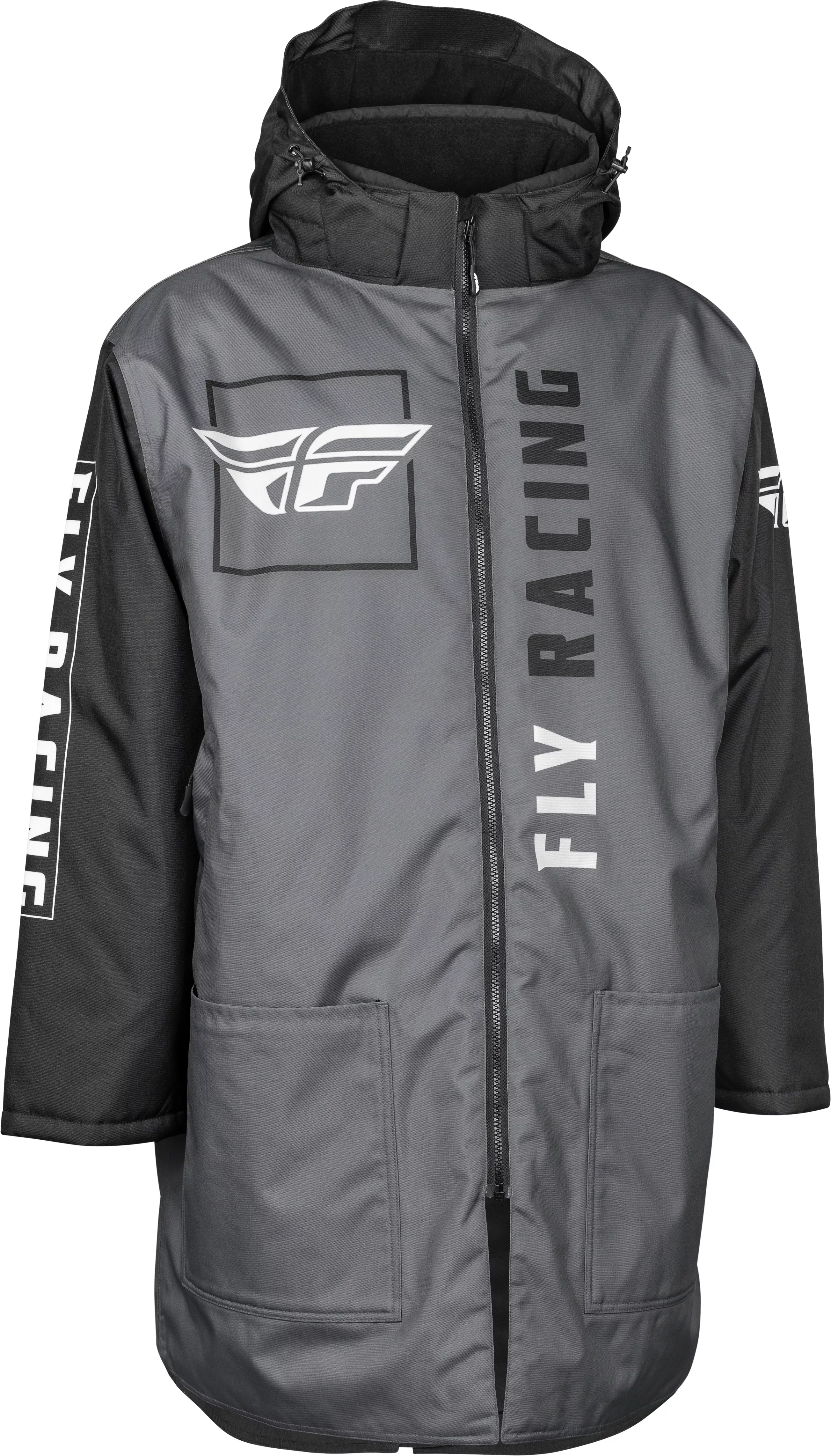 Fly Racing Pit Coat Black/Grey 470-4051